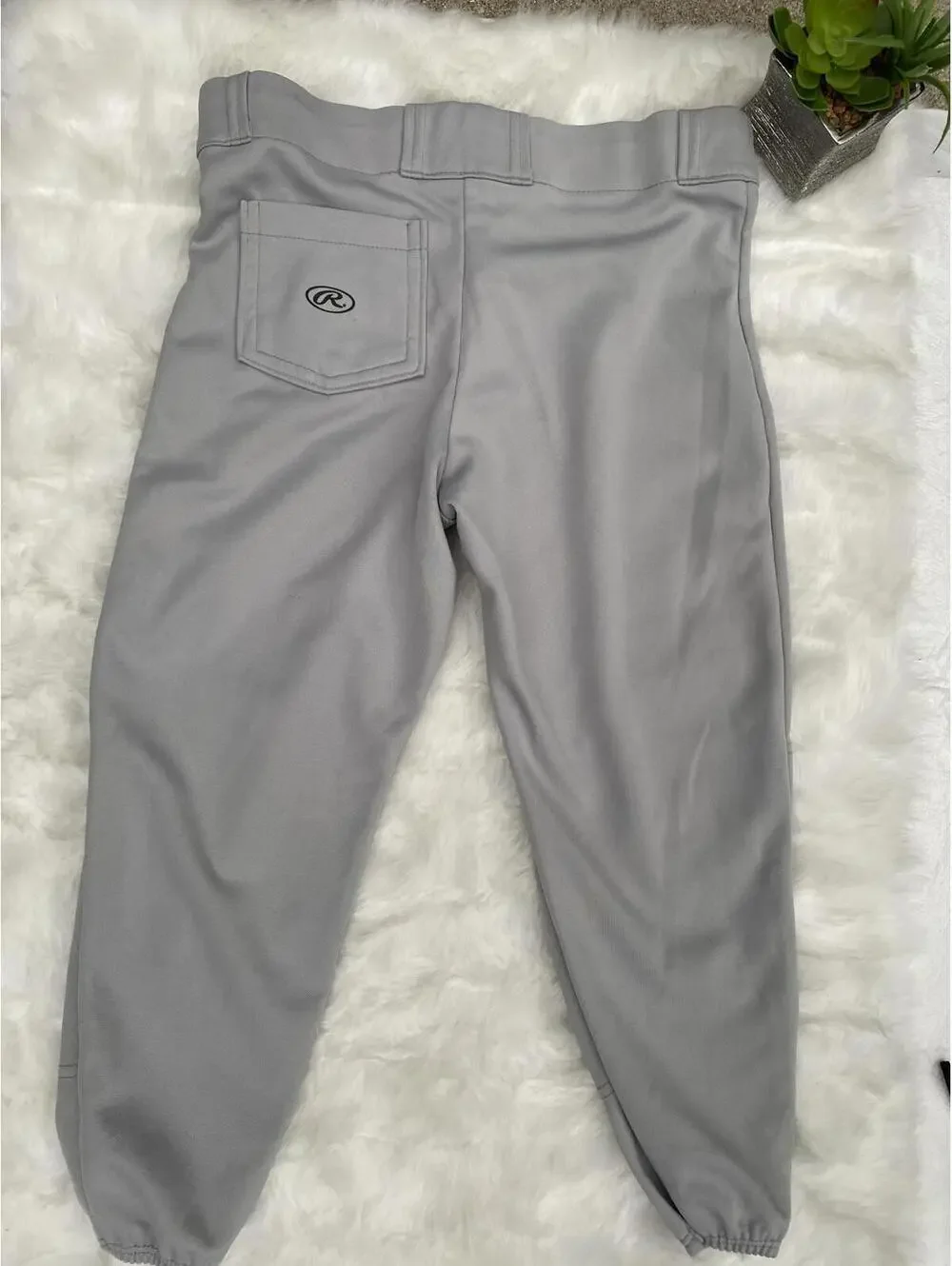 Rawlings Baseball Pants Large Gray